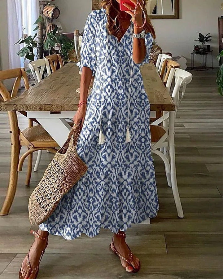 Luna | Vestido Bohemio Sin Esfuerzo con Ajuste Favorable
