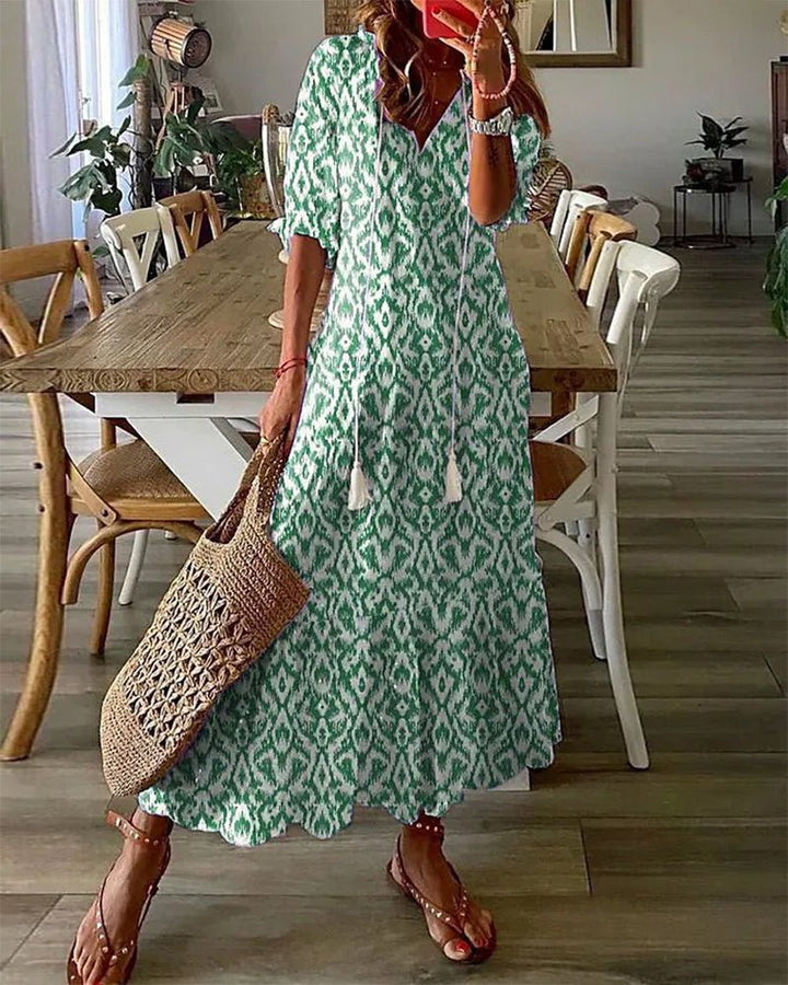 Luna | Vestido Bohemio Sin Esfuerzo con Ajuste Favorable