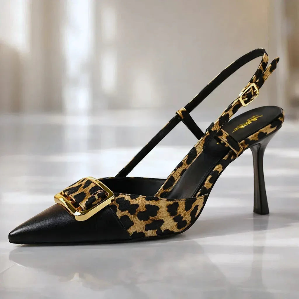 JADA MARIE LEOPARD HEELS