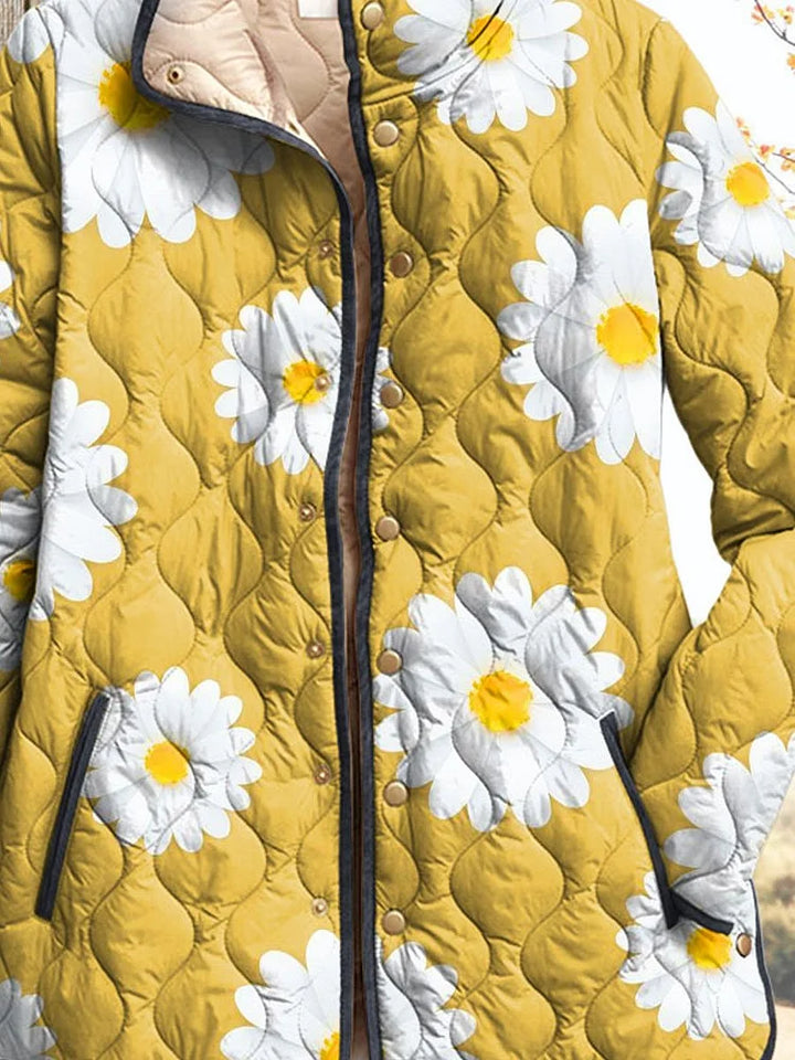 Zoey | Encantadora Chaqueta para Mujer con Estampado de Margaritas