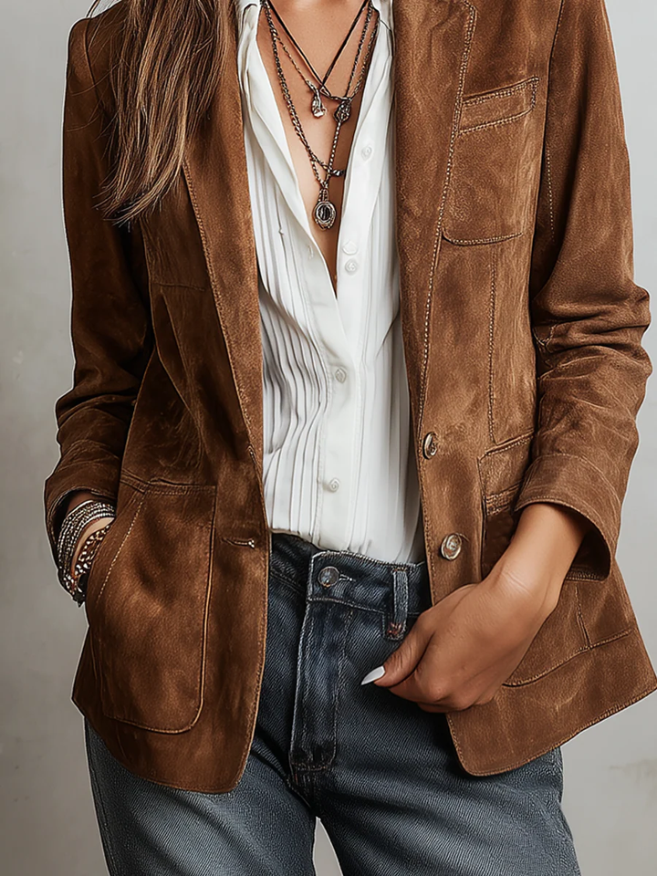 Verona | Vintage Wildlederjacke