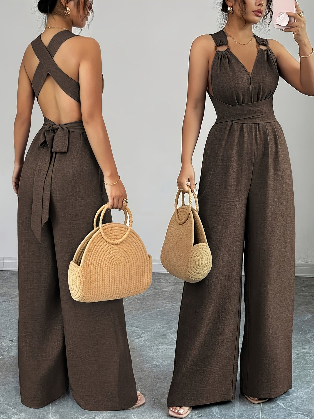 Emily | Tuta elegante in lino e cotone