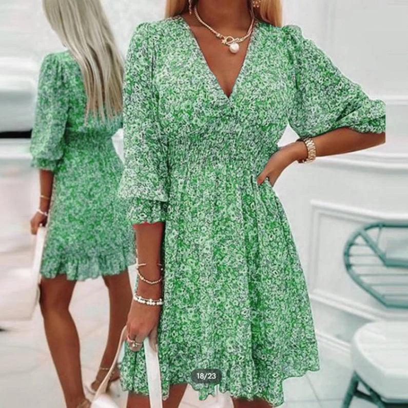 Sammy - Elegant Floral Dress
