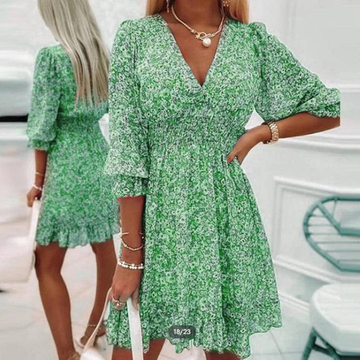 Sammy - Elegant Floral Dress
