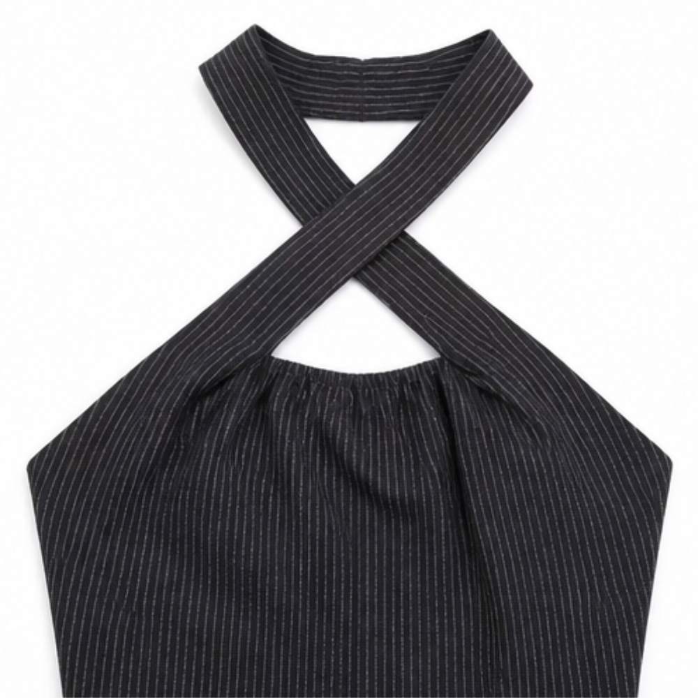 Halter Jumpsuit for Women - Wide Leg Summer One Piece