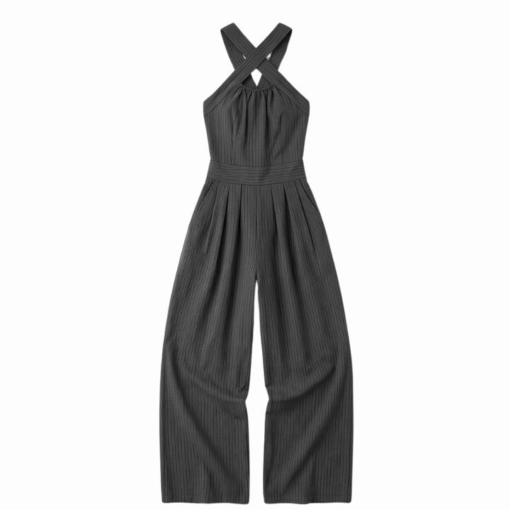 Halter Jumpsuit for Women - Wide Leg Summer One Piece