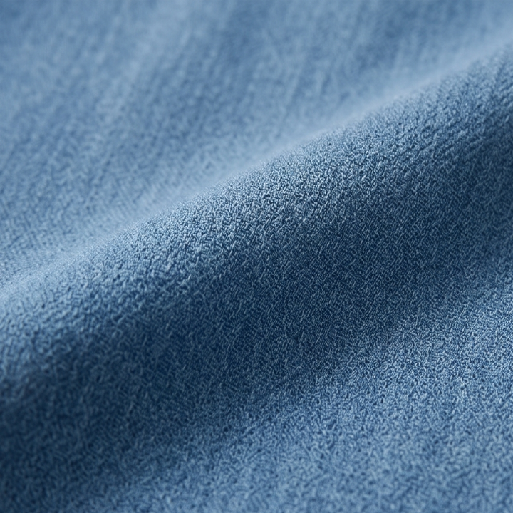Denim Maxi Dress with Tiered Ruffle Hem and Pockets