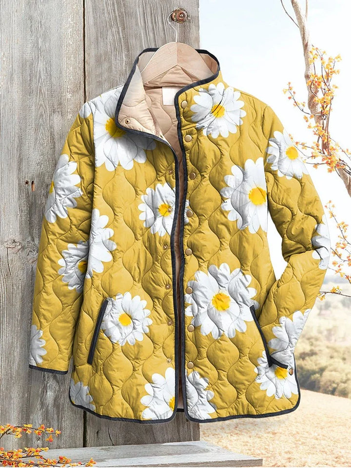 Zoey | Encantadora Chaqueta para Mujer con Estampado de Margaritas