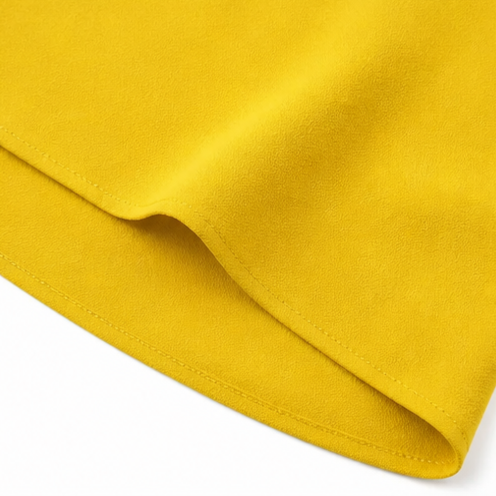 Bell Sleeve Mini Dress - Ruffle Detail Shift Dress for Women