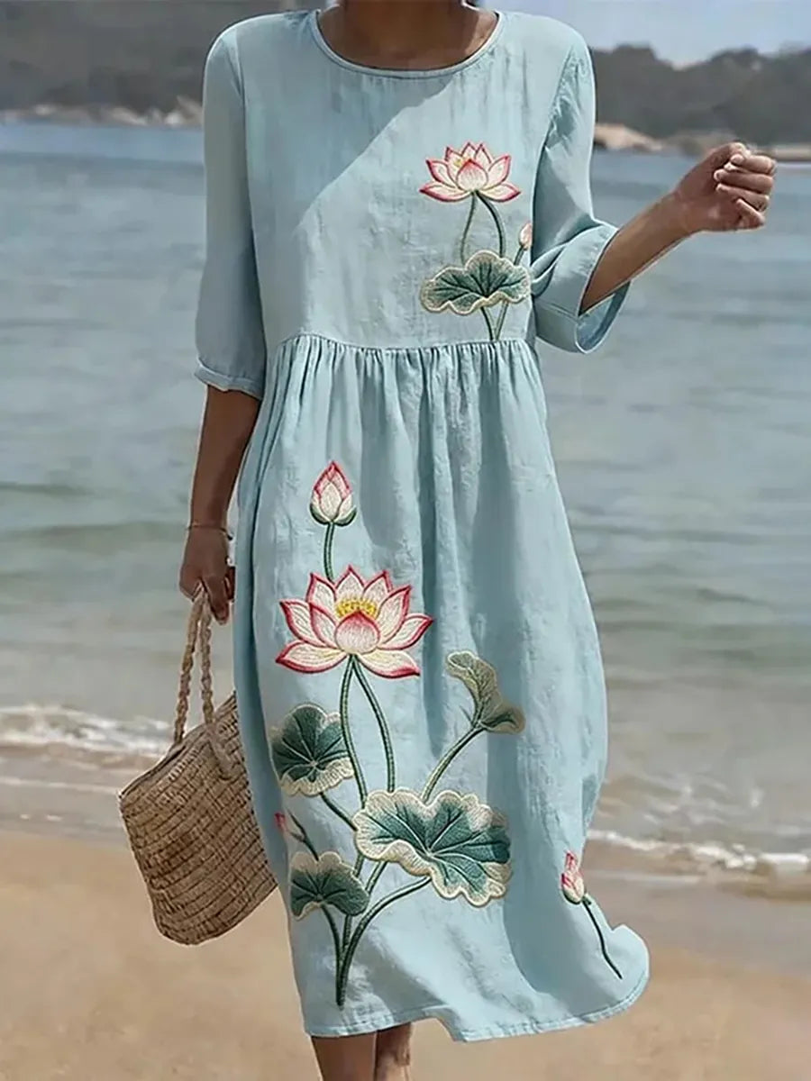 Vanessa™ - Elegant Floral Dress