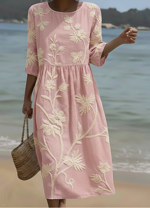 Brianna™ - Elegant Floral Dress