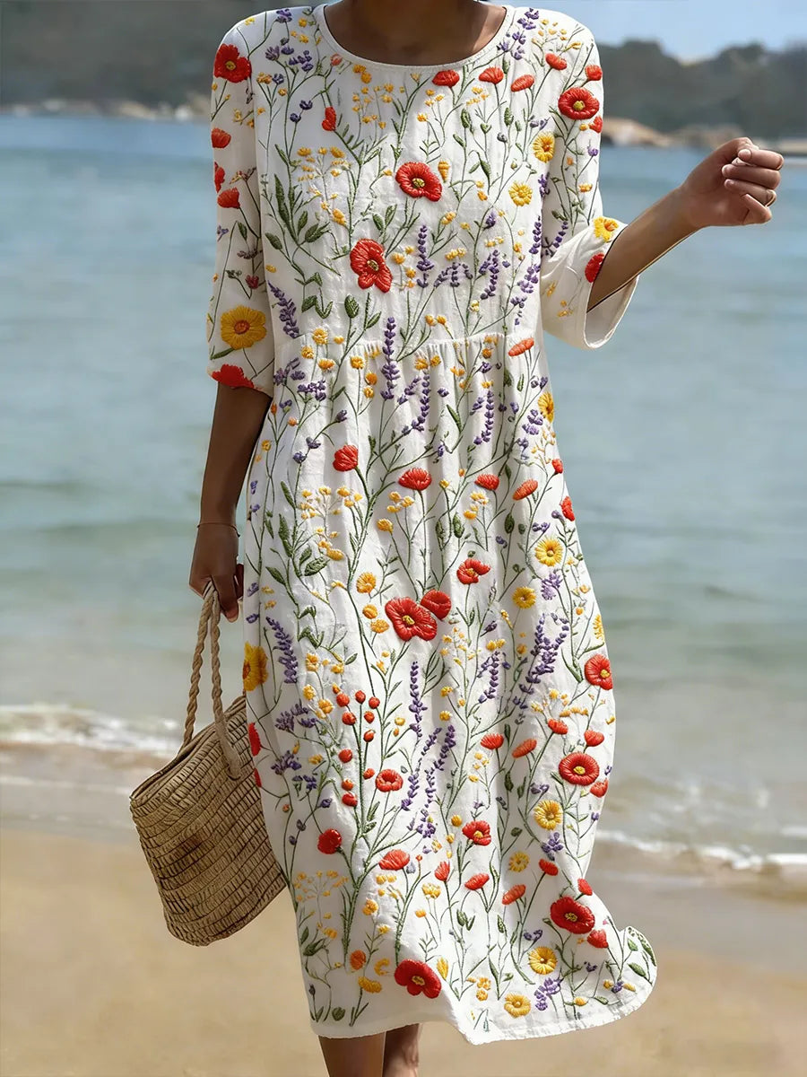 Nicole™ | Elegant Floral Dress