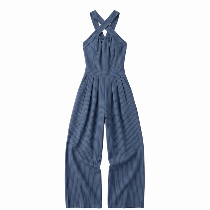 Halter Jumpsuit for Women - Wide Leg Summer One Piece