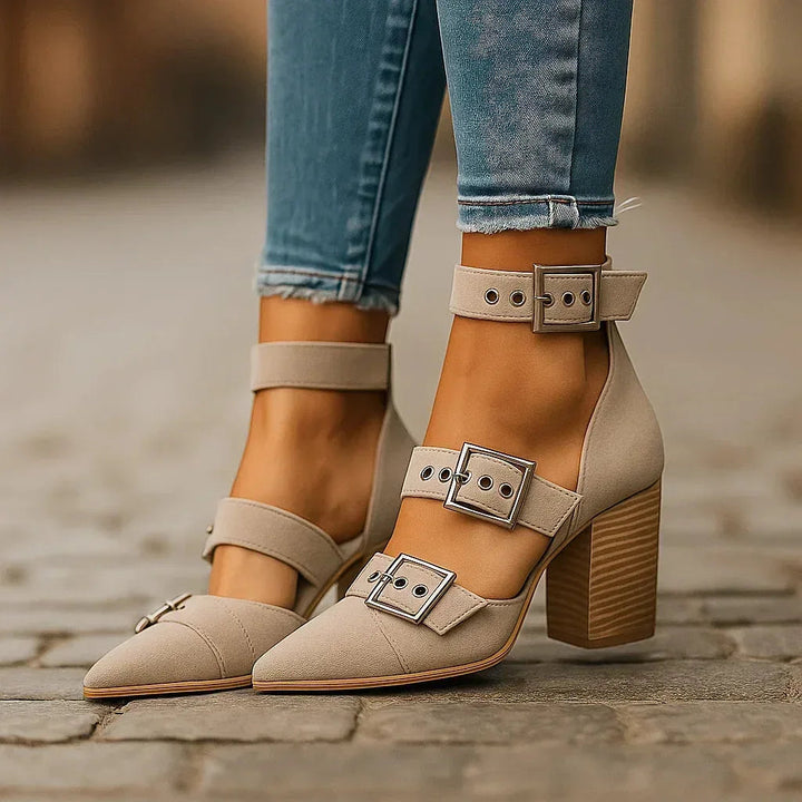 RAVYN RAE SUEDE HEELS