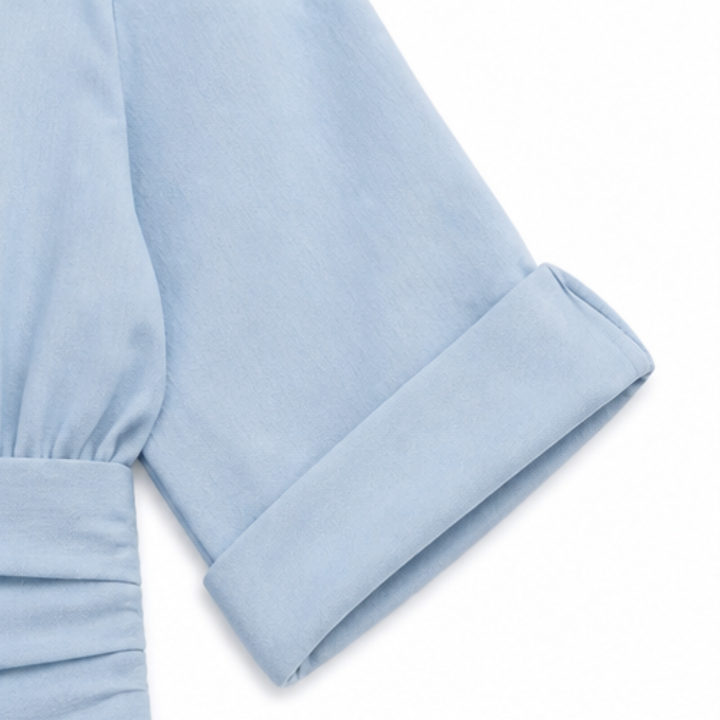 Wrap Jumpsuit Palazzo Legs - Elegant Wide Leg Jumpsuit
