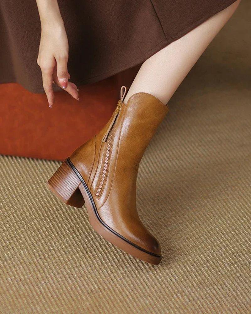 Botines de cuero premium Myriam™