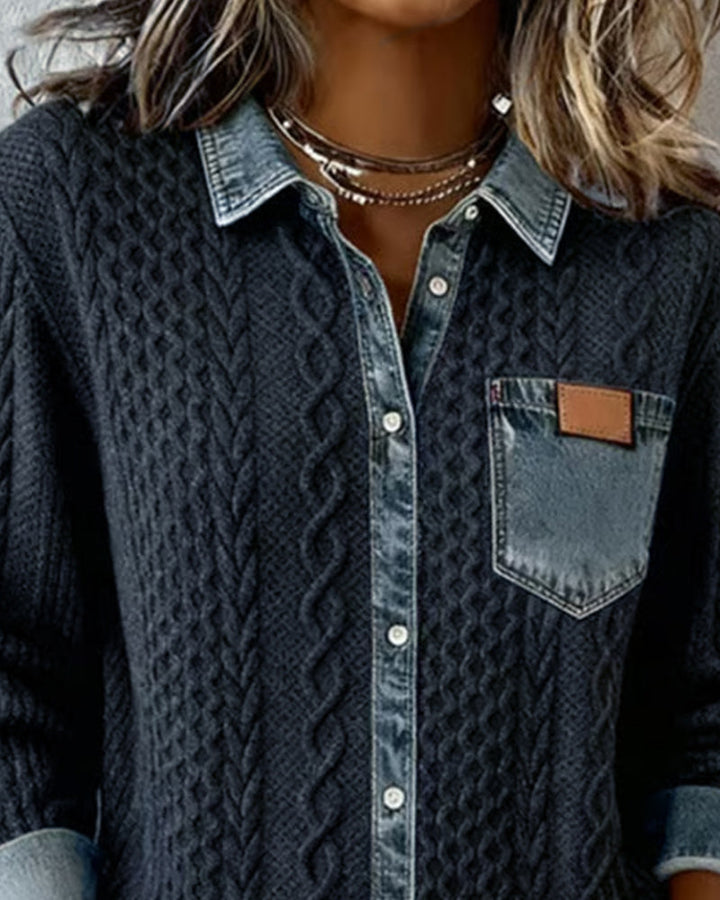 Ceir | Camisa de Parche de Denim