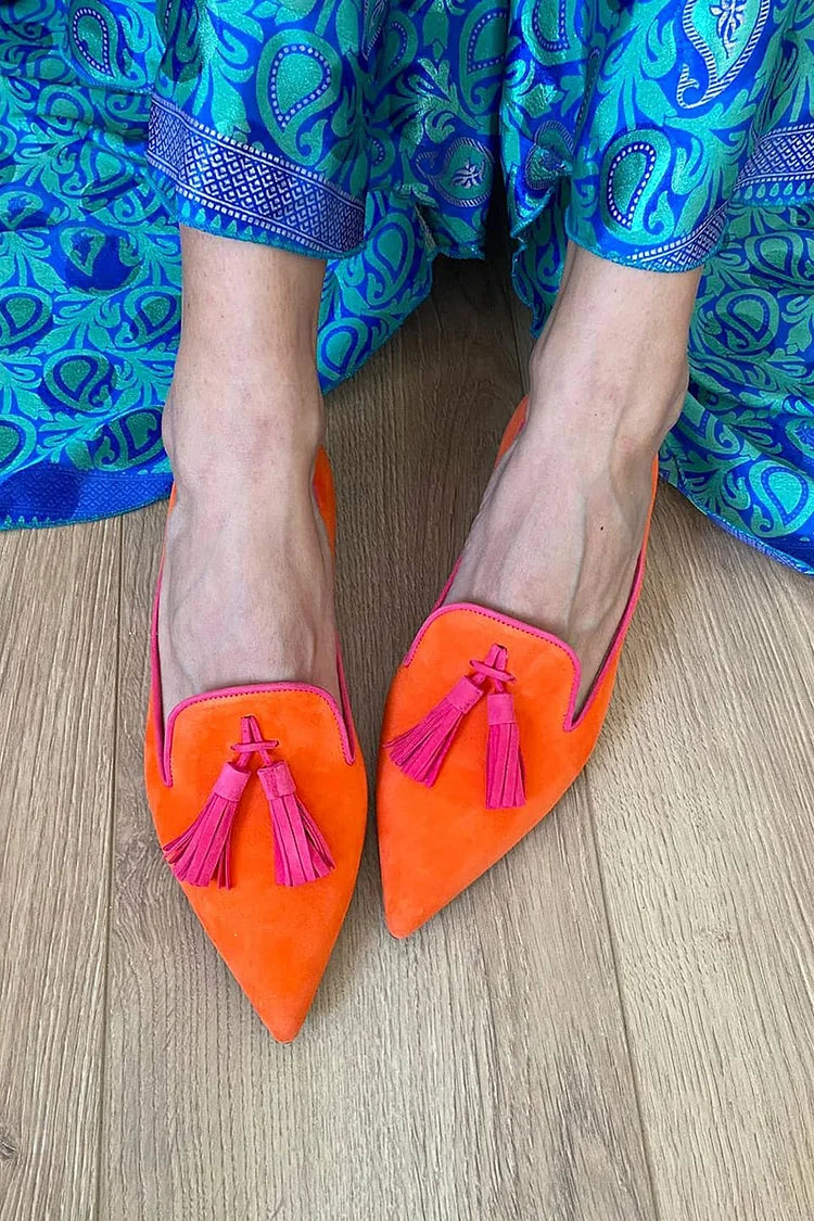 Amelie | Mocasín con borlas elegantes