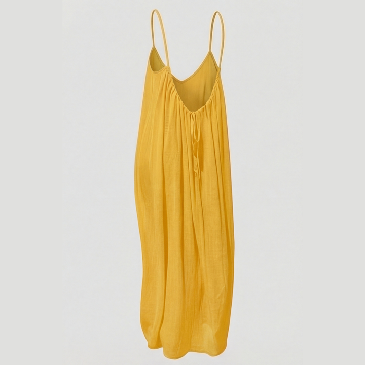 Vestido maxi de verano Soleia™ con espalda abierta y fluido
