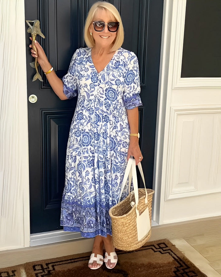 Brandi | Graceful V-Neck Floral
