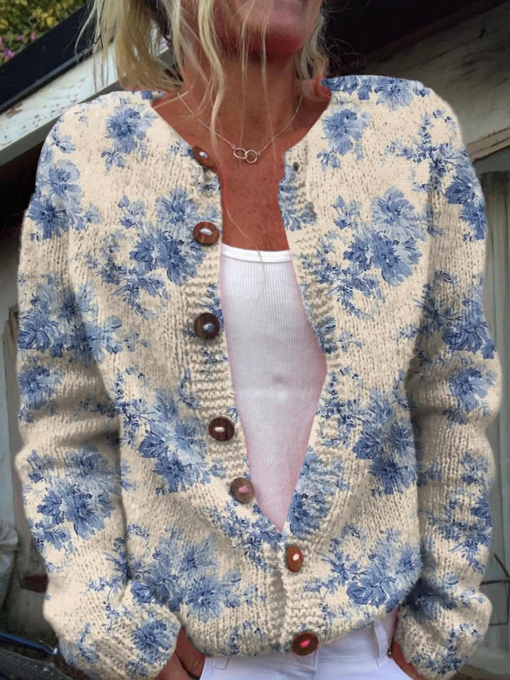 Renaya™ | Women’s Vintage Knit Cardigan Sweater