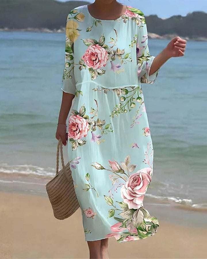 Blake | Sunset Flower Dress