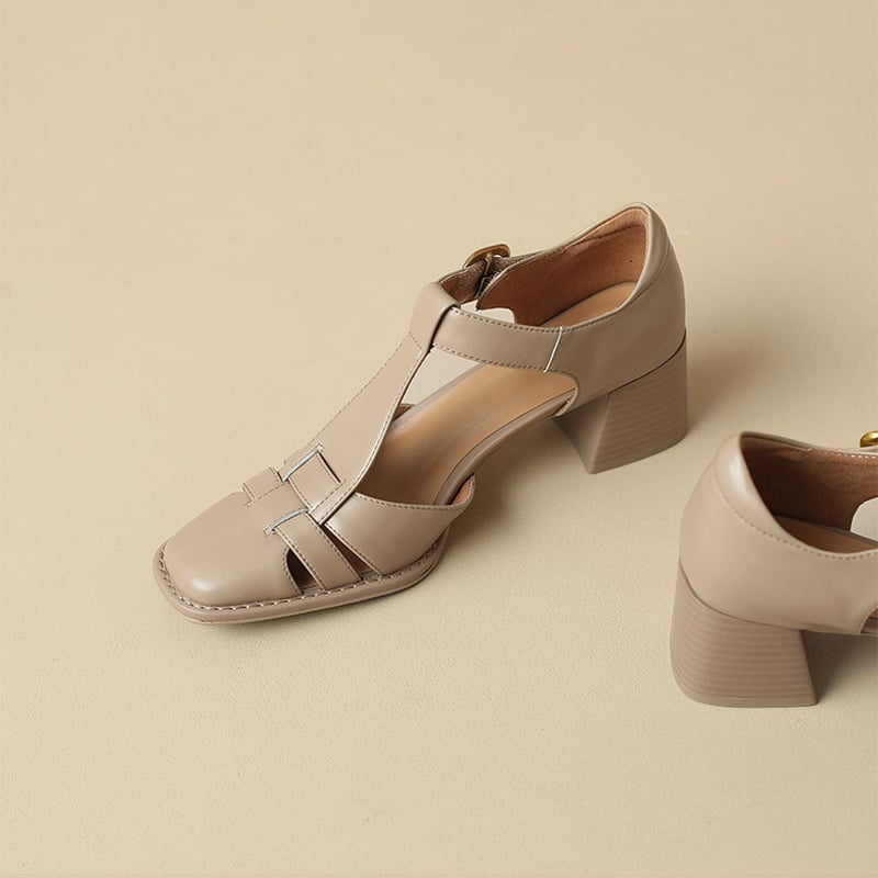 Belliora | Sandalias de Verano con Punta Cuadrada