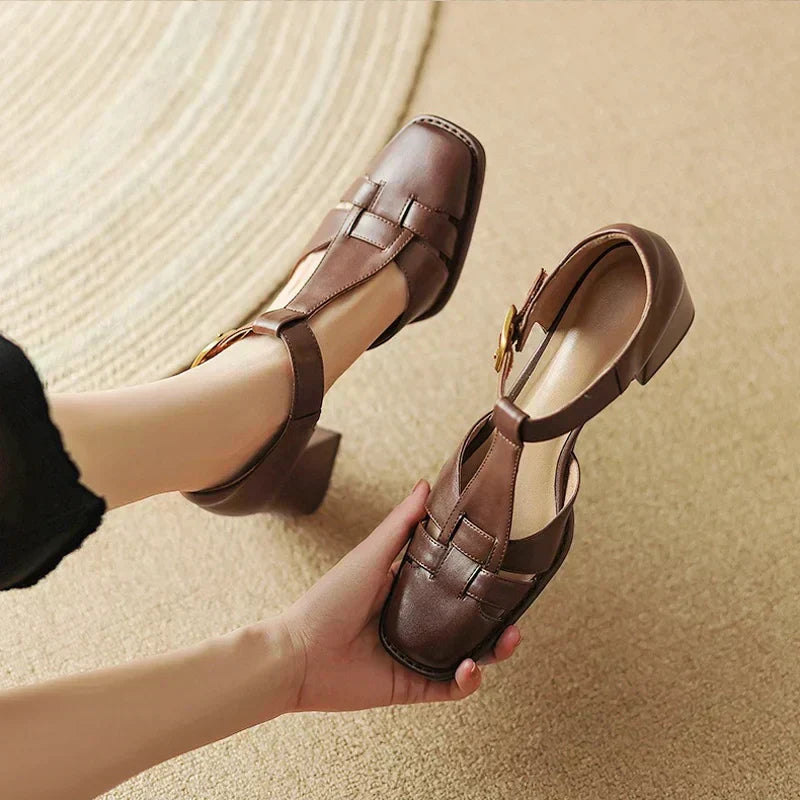 Belliora | Sandalias de Verano con Punta Cuadrada