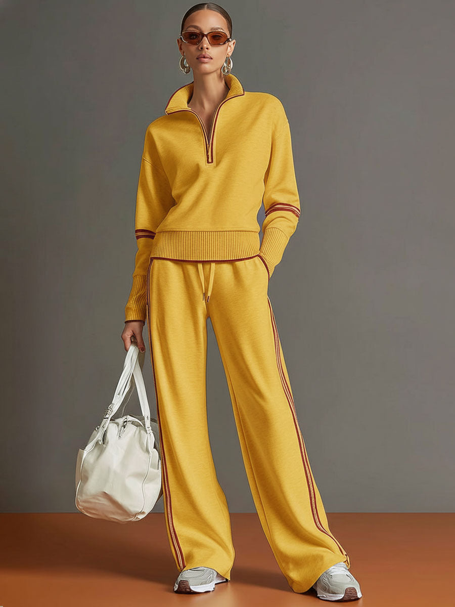 Marietta | Blusa y pantalones de pierna ancha