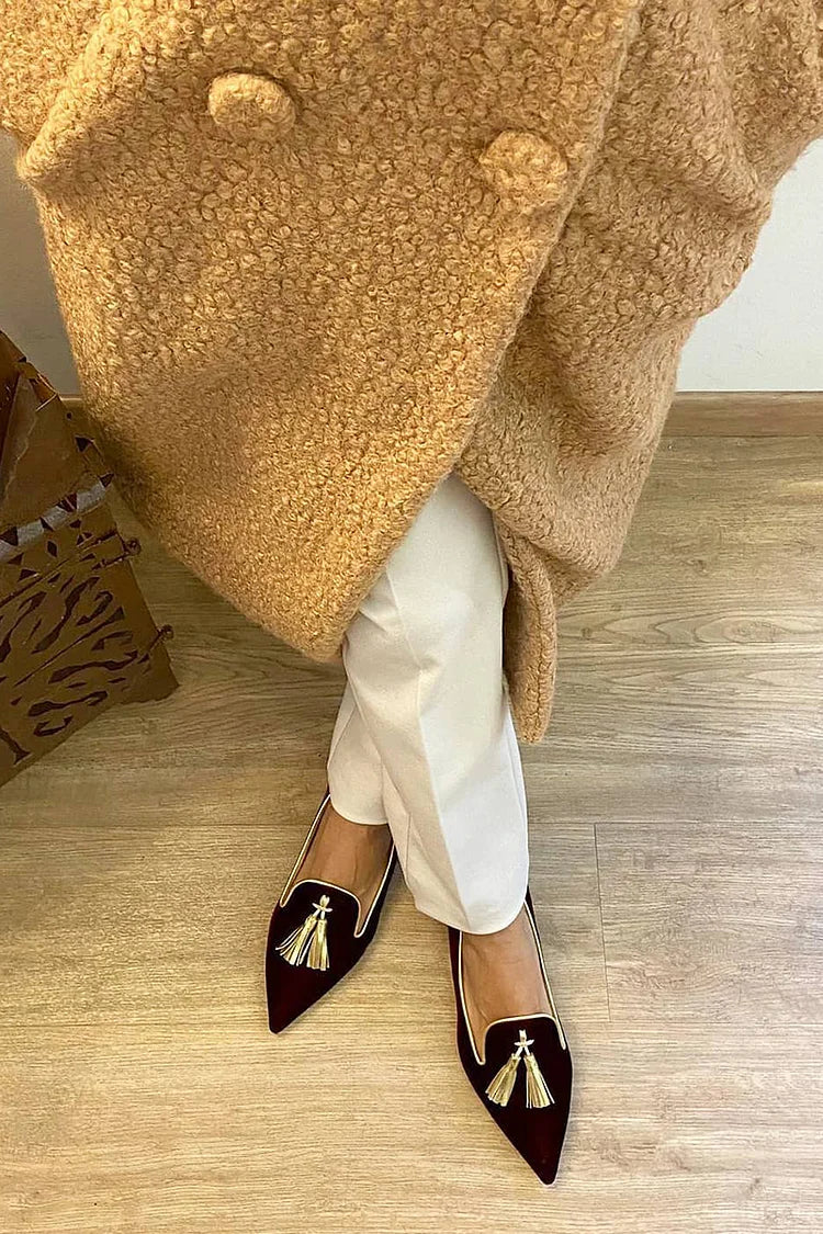 Amelie | Mocasín con borlas elegantes