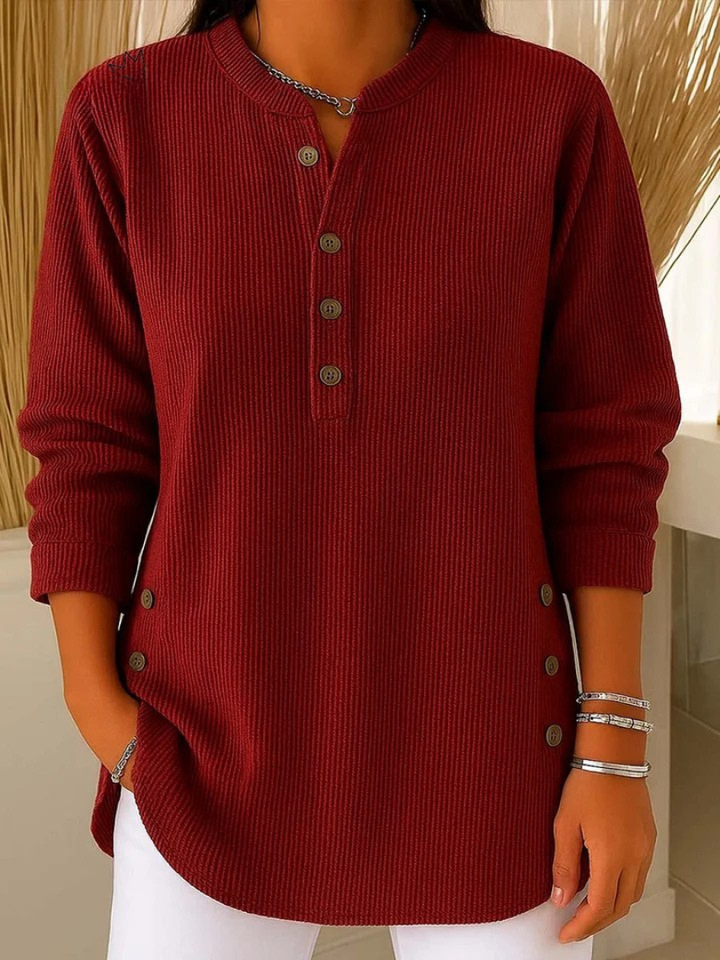 Livia | Túnica Henley con Botones
