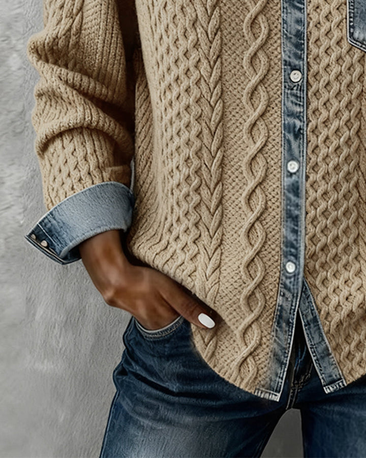 Ceir | Camisa de Parche de Denim