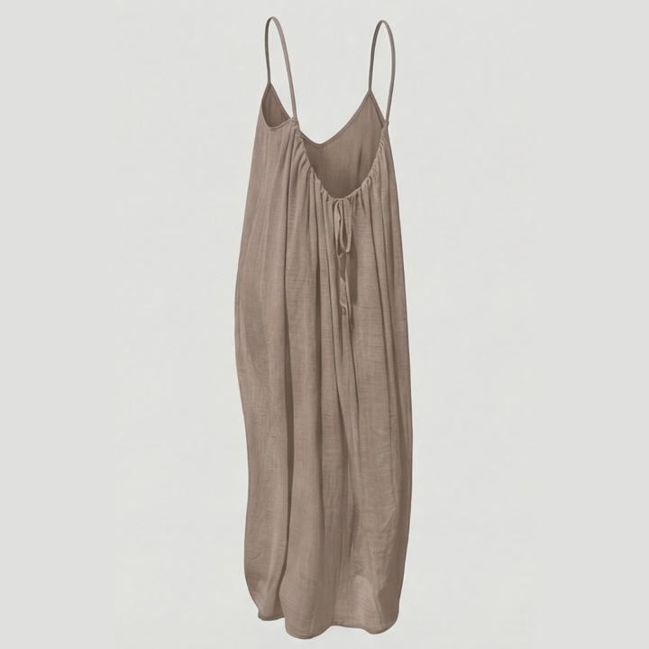 Vestido maxi de verano Soleia™ con espalda abierta y fluido