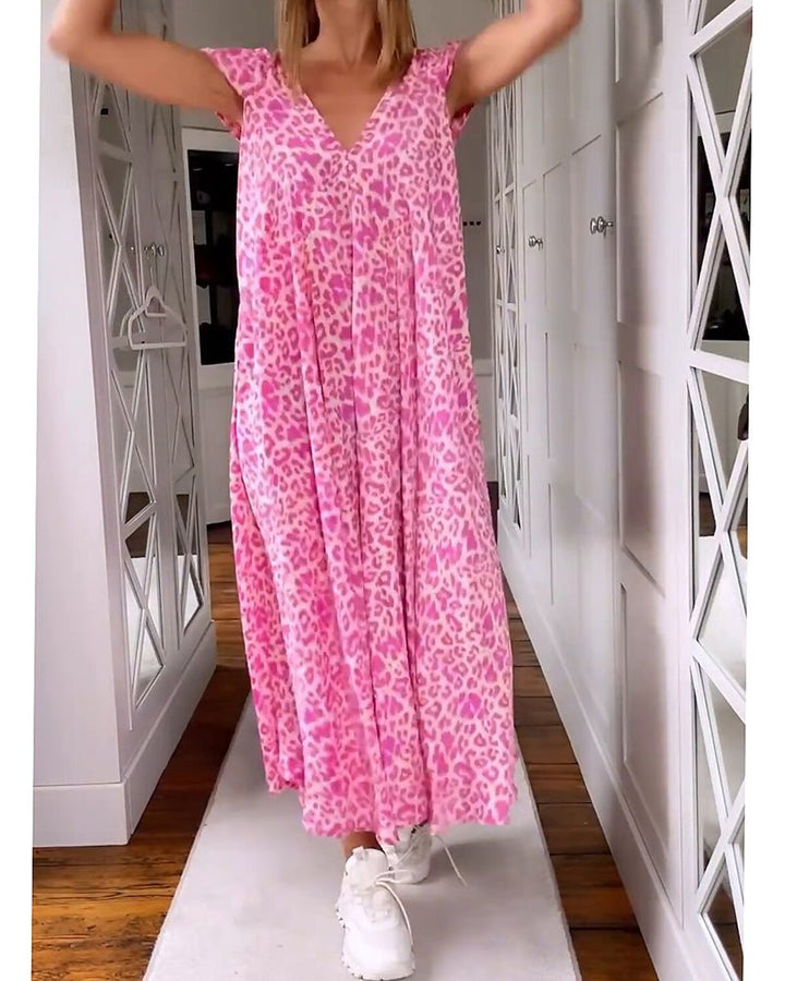 Glaiza| Vestido Maxi com Decote em V