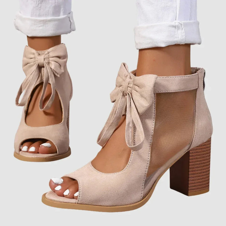 Tacones ortopédicos con adorno de lazo Rebecca™