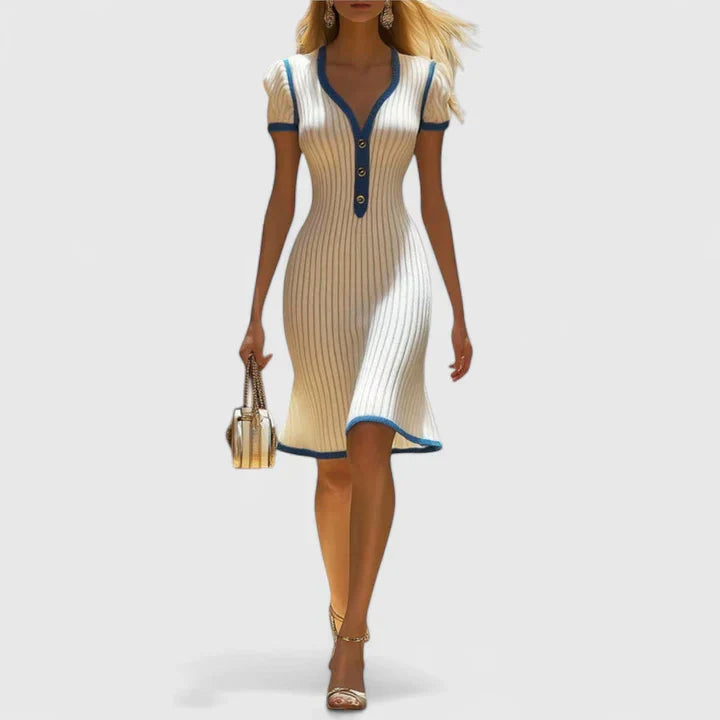 Sophrynah | Vestido midi elegante