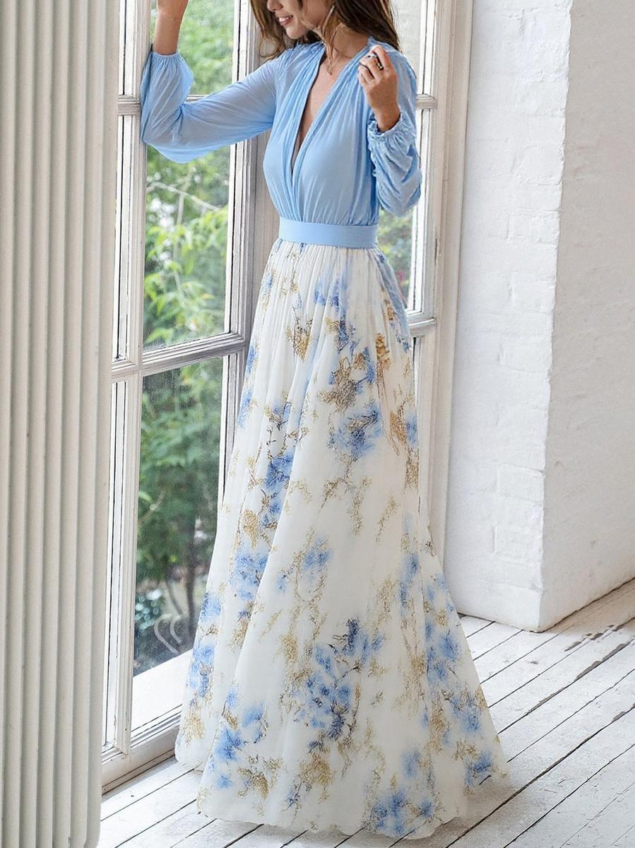 Penelope | Blumiges Maxikleid