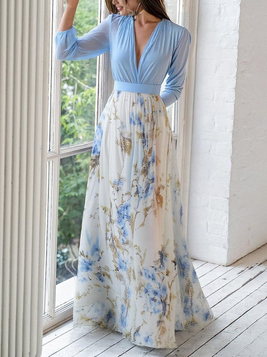 Penelope | Blumiges Maxikleid