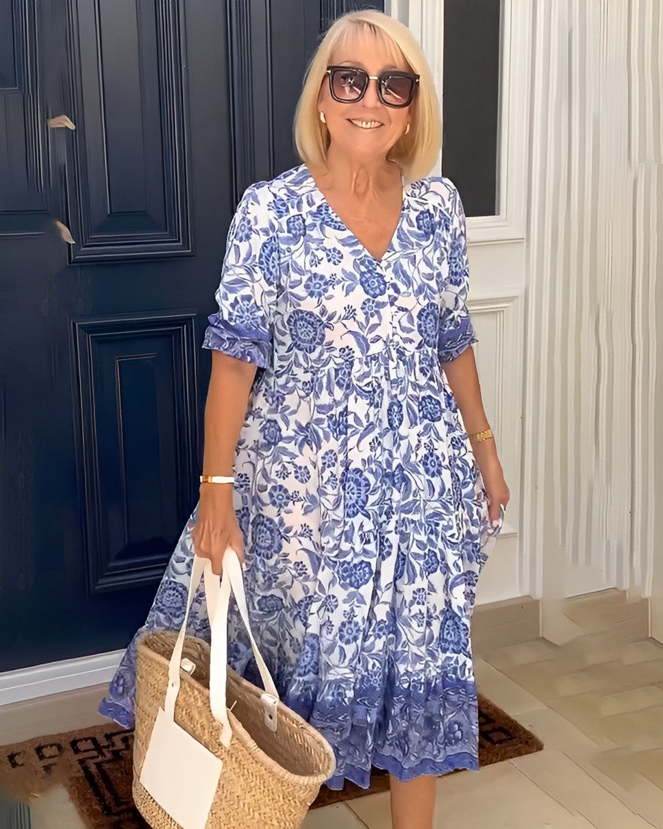 Brandi | Graceful V-Neck Floral