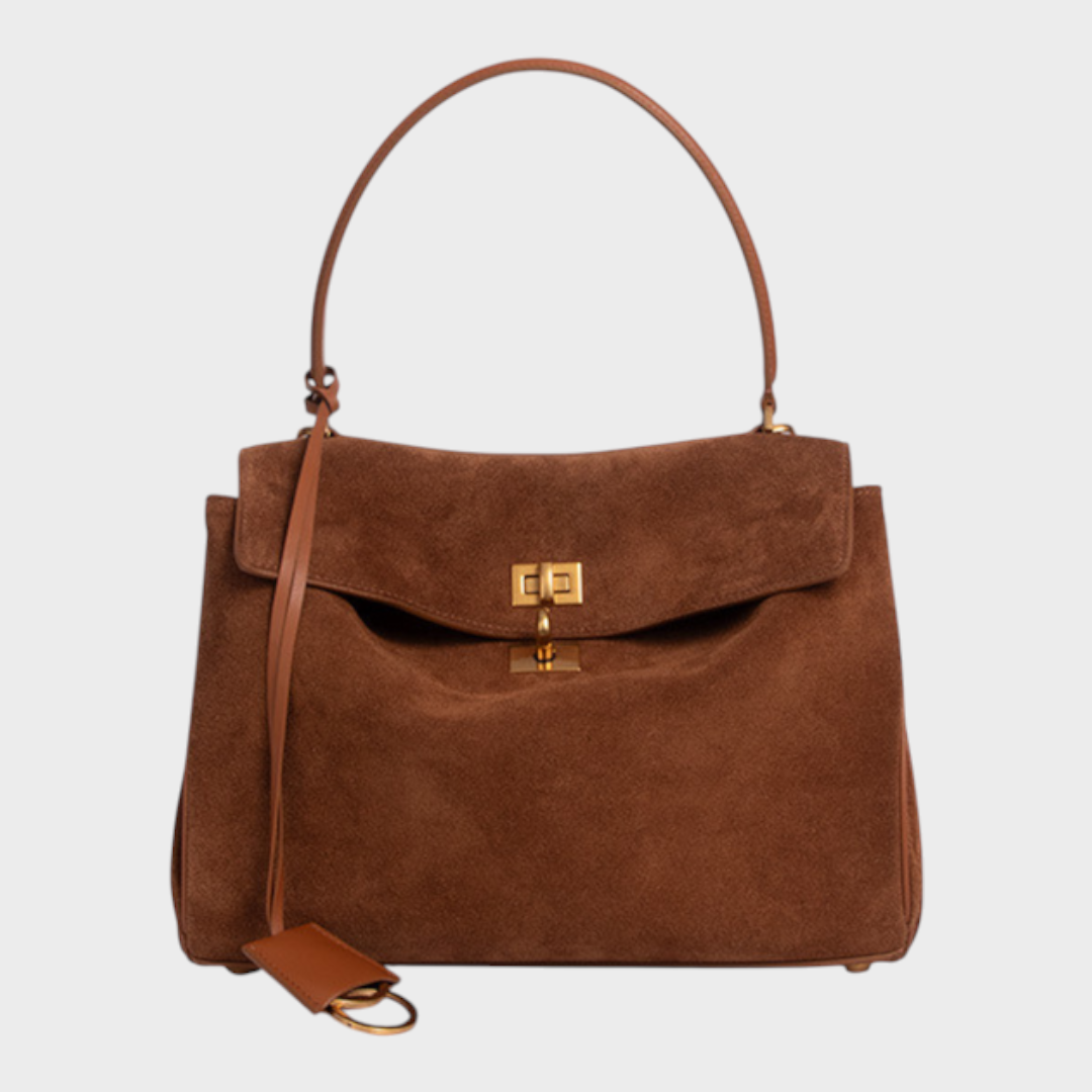 Libby | Sac à main en cuir doux minimaliste et luxueux