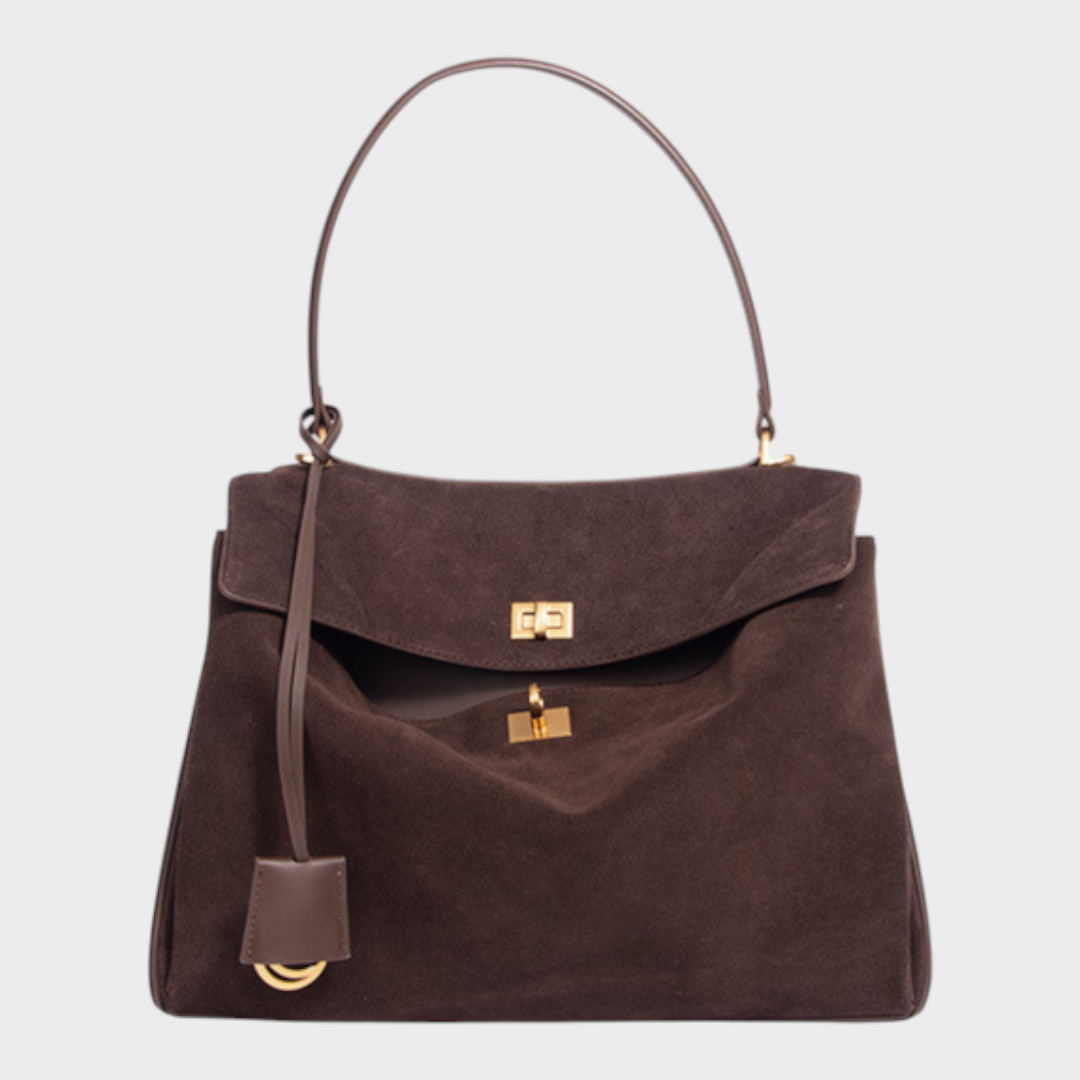 Libby | Sac à main en cuir doux minimaliste et luxueux