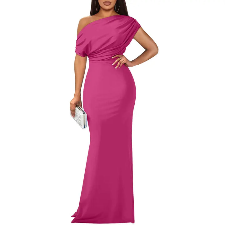 ROSELYN – Elegantní večerní šaty s odhalenými rameny a přiléhavým střihem