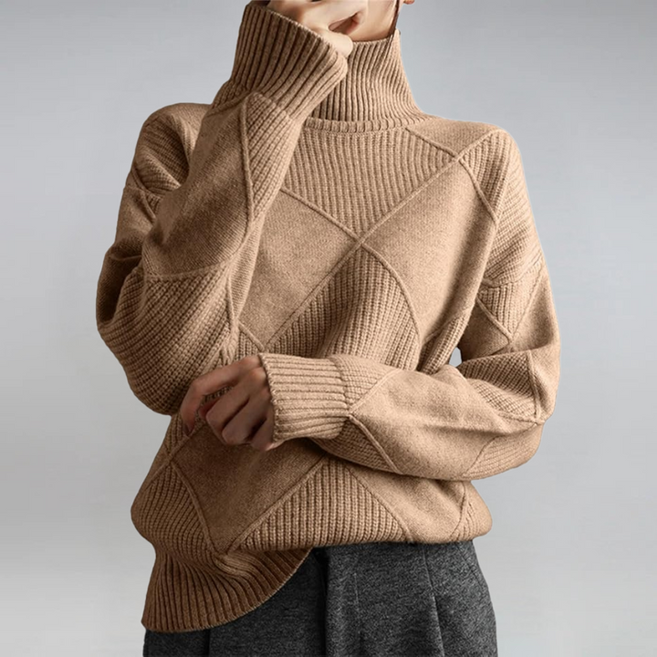 Lauren | Suéter de Cuello Alto de Lujo