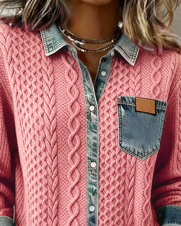 Ceir | Camisa de Parche de Denim