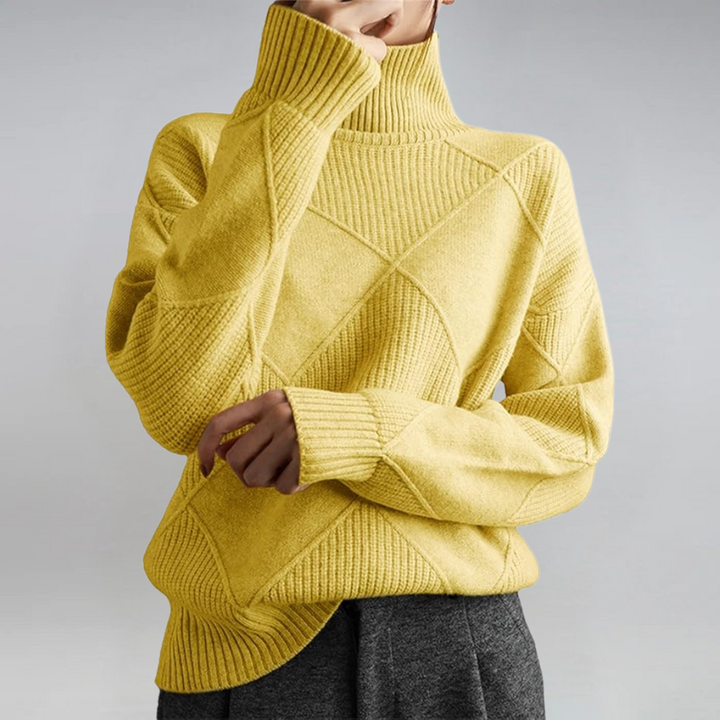Lauren | Suéter de Cuello Alto de Lujo