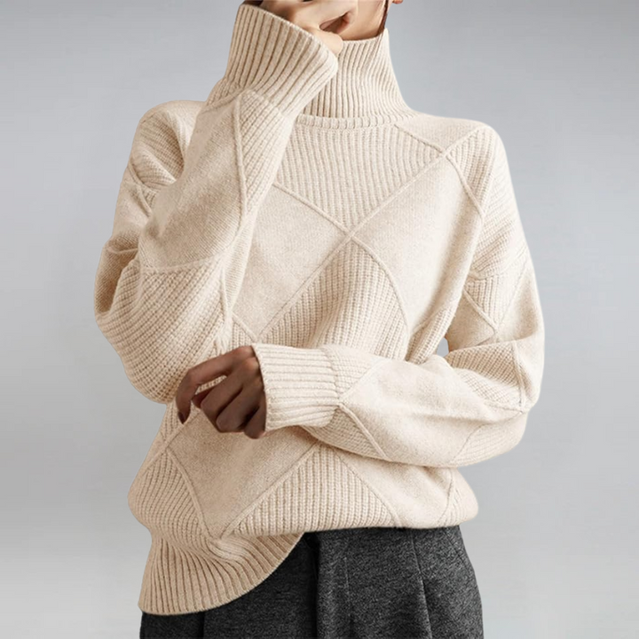 Lauren | Suéter de Cuello Alto de Lujo