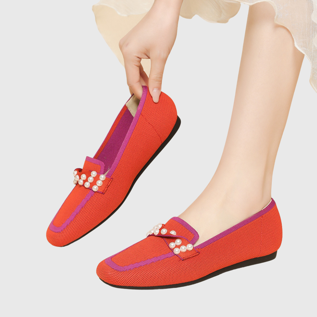 Melora | Mocasines de Confort Perla
