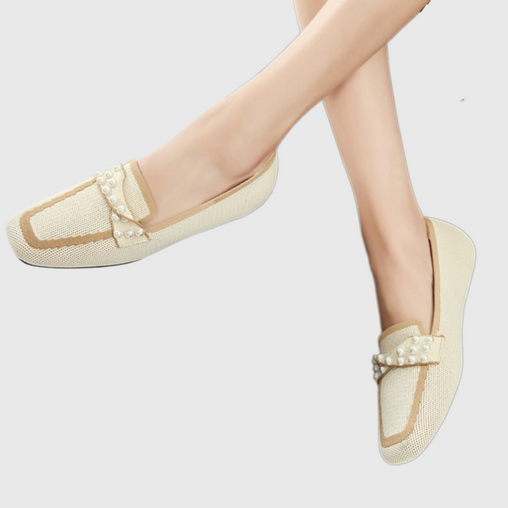 Melora | Mocasines de Confort Perla