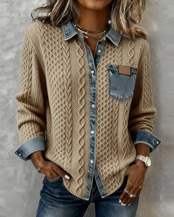Ceir | Camisa de Parche de Denim