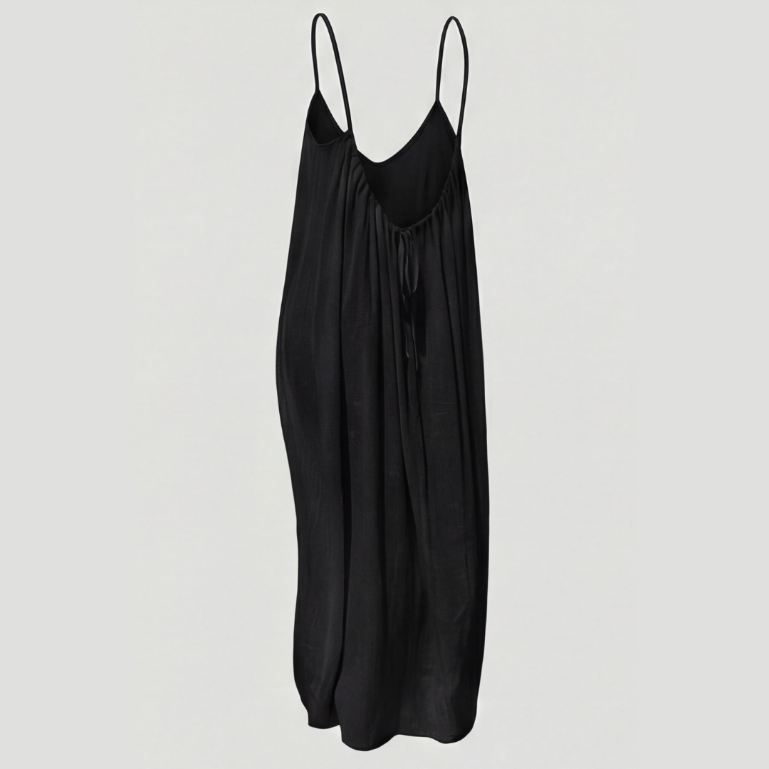 Vestido maxi de verano Soleia™ con espalda abierta y fluido